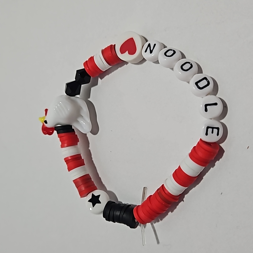 Chicken noodle handmade bracelet